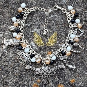Big Spring Steers Charm Bracelet